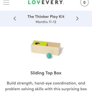 Lovevery sliding top box